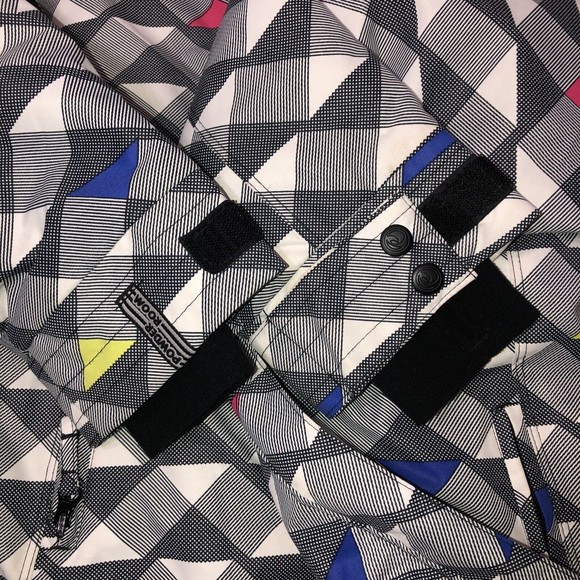 Core lil Chicks Powder Room Snow Ski Jacket Girls Youth Large 5000mm like new! - Picture 15 of 16